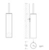 Decor Walther Mikado 0521350 Туалетный ершик, цвет: белый