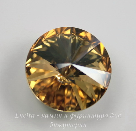 1122 Rivoli Ювелирные стразы Сваровски Crystal Golden Shadow (18 мм) ()