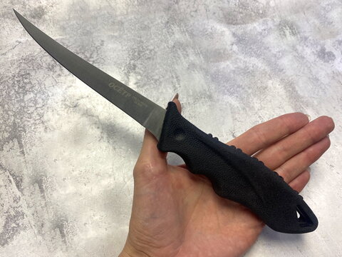 Рыбацкий нож Осётр, VD56, Pirat