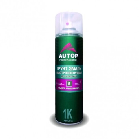 Грунт для пластика AUTOP №5 Plastic Primer Черный 650мл