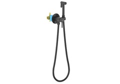 Aquatek Европа AQ1021MB Комплект для гигиенического душа встроенный, цвет: чёрный фото
