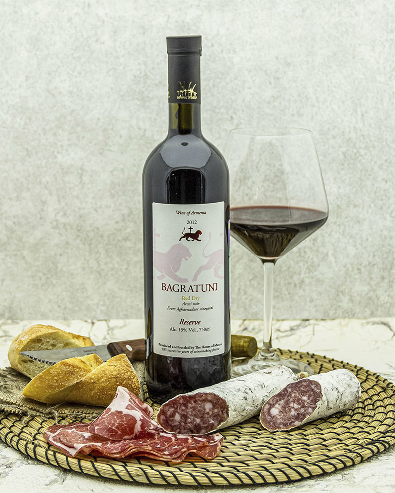 Вино Maran Winery Багратуни Красное Сухое Выдержанное 2012 г.у. 15,0% 0,75 л, Армения