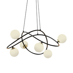 Люстра P0691-6A black