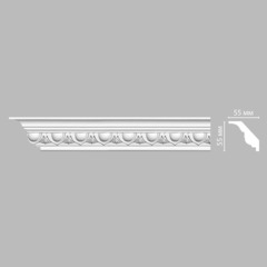 Плинтус потолочный с рисунком Decomaster DT-13 55х55х2400мм