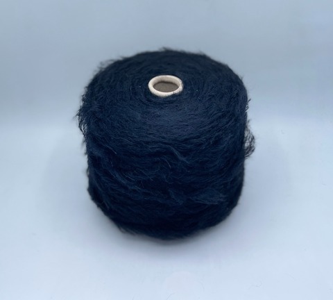 Torcitura di domaso (пр.Италия),art.Cufur, 83м / 100 гр. 40% Мохер, 4% Меринос, 56% Полиамид, цвет-Черный(203), арт.36310