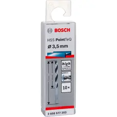 Сверло по металлу HSS PointTeQ 3,5 мм BOSCH 2608577203