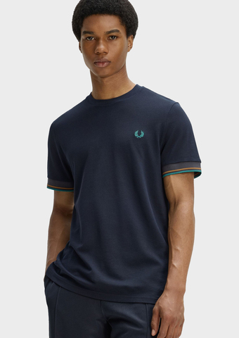 Футболка FRED PERRY Twin Tipped Cuff T-Shirt