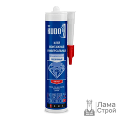 Кудо Клей монтажный каучуковый универсальный, прозрачный, 280 мл KUDO
