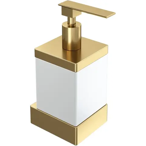 Boheme 10727-MG Диспенсер настенный Qubic Matt Gold