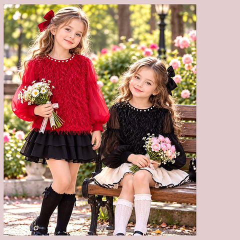 Блуза нарядная д (4-9) 261028-J9084