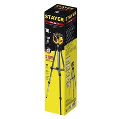 STAYER 10 м, лазерный нивелир, Professional (34961-1)