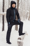 Утеплённая прогулочная лыжная куртка Nordski Montana Black мужская