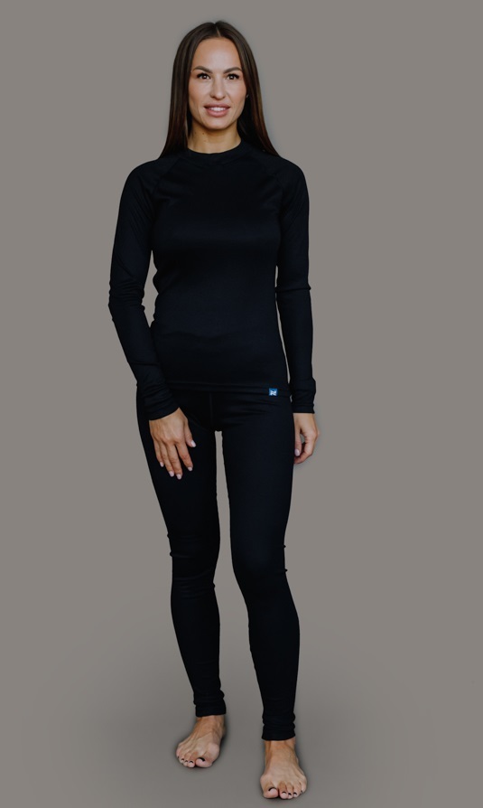 Nordski Warm комплект термобелья женский black