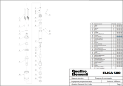Шнек QUATTRO ELEMENTI ELICA600 +обойма (246-982-009)