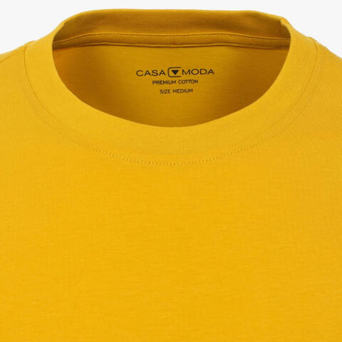 Футболка Casamoda 004200-539 цвет Горчичный, короткий рукав