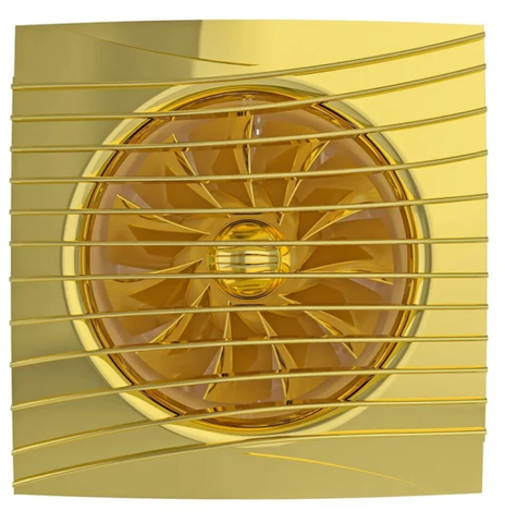 SILENT 5C Gold, Вентилятор осевой вытяжной с обратным клапаном D 125, декоративный
