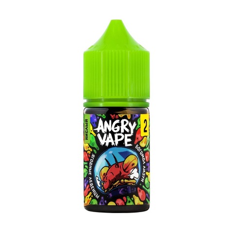 Жидкость Angry Vape Salt 2% 30 ml - Богомол Лизун (ягодные леденцы)