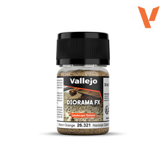 Средство для оформления подставок Vallejo серии Texture Warm Orange 1-2 mm