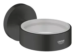 Держатель для стакана или мыльницы GROHE Essentials, матовый чёрный (1024662430)