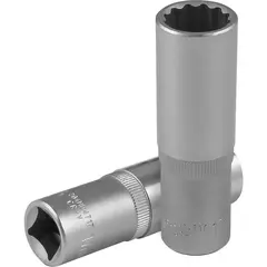 Головка торцевая глубокая 12-гранная 17 мм, 1/2"DR JONNESWAY S04HD4717
