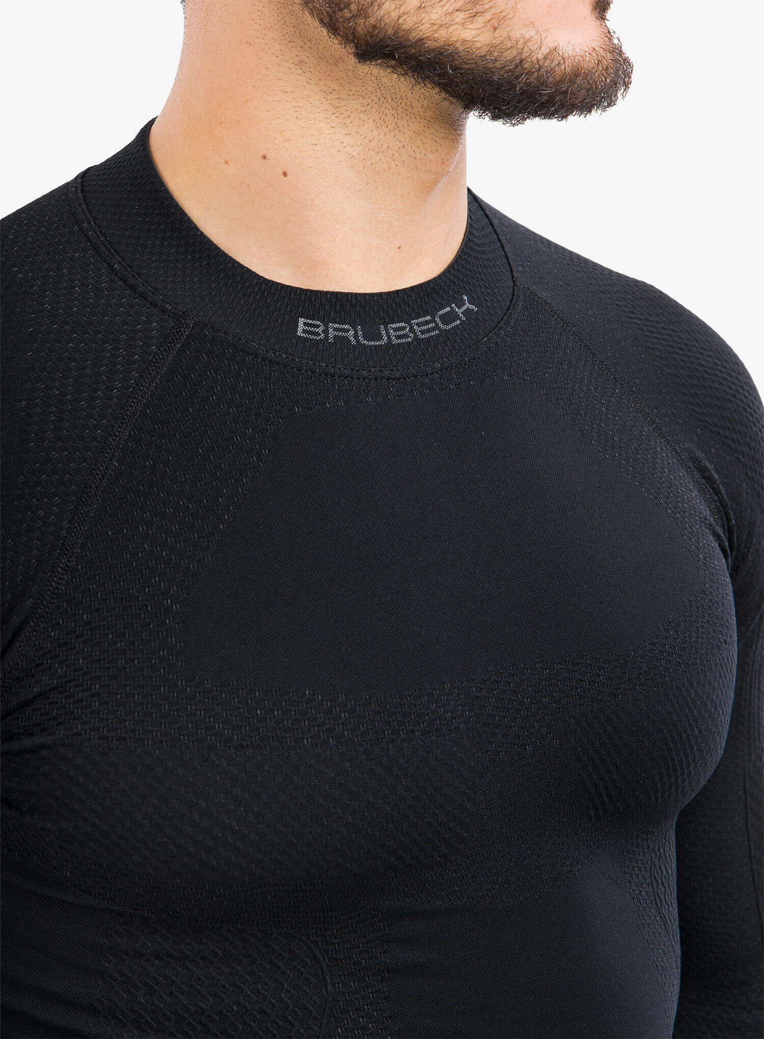 Мужское теплое термобелье лонгслив Brubeck Extreme Thermo black - 6