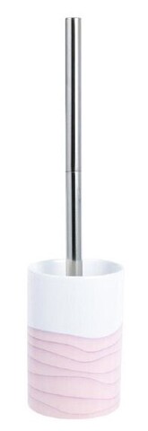 Fixsen Agat FX-220-5 Туалетный ершик напольный, цвет: белый, розовый