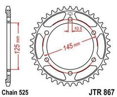 Звезда ведомая JTR867 43
