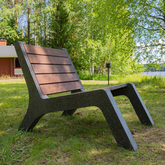 Кресло для костровой зоны ФОРМА, павловния (Concretika)