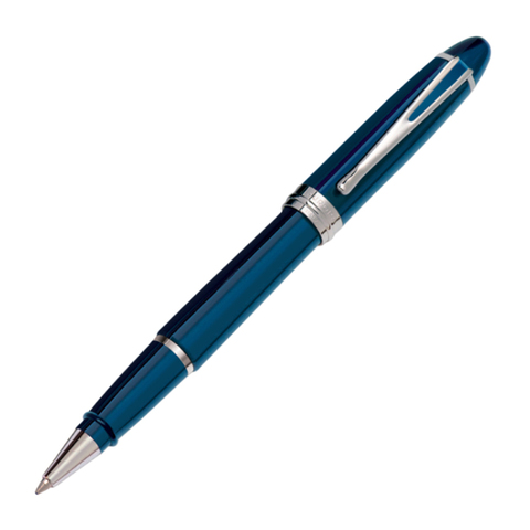 Ручка-роллер Aurora Ipsilon Deluxe Blue CT, в подарочной коробке