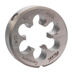 Плашка М30х3,5 DINEN22568 HSSE 6g 65х25мм Volkel 57478