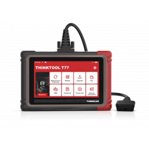 Автосканер THINKCAR THINKTOOL T77 (2 года обн., 34 серв.фн., онлайн кодир., CanFD, DoIP и др.)