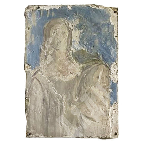 Чернышев Н. М. Фреска «Мать и дочь». Штукатурка, темпера. 1970
