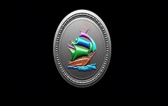 Силиконовый молд Парусник медальон