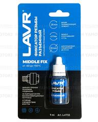 LAVR Ln1733 фиксатор резьбы РАЗЪЁМНЫЙ 9 ml синий