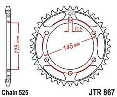 Звезда ведомая JTR867 43