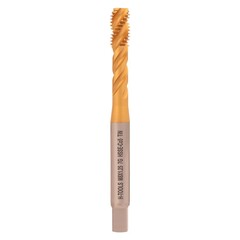 Метчик М 8,0х1,25 (Машинный, винт.) DIN371 HSSE-TiN 7g C/2-3P R45 90мм a=6,2 H-Tools 515X01-C2-0080