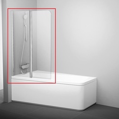Ravak 7QLA0C03Z1 Шторка для ванны 10CVS2-100 L блестящая+транспарент фото