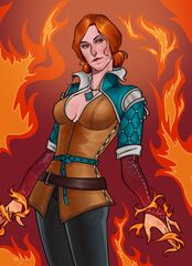 Открытка "Witcher: Triss"