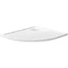 BelBagno TRAY-MR-UNO-R-80-550-35-W-BO Поддон из искусственного мрамора в комплекте с сифоном с белой матовой декоративной накладкой
