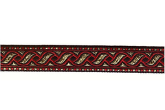 Тесьма жаккард с метанитом, с1857, рис. 9006, ш. 2,2 см