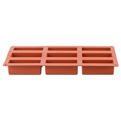 Форма силиконовая для приготовления пирожных и конфет midi buche, 17х30 см