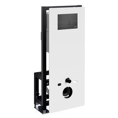 WasserKRAFT Glan 66TLT.010.ME.WH.MB04 Инсталляция для унитаза с клавишей фото