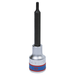 KING TONY (404904) Насадка (бита) торцевая 1/2", L = 100 мм, RIBE, M4