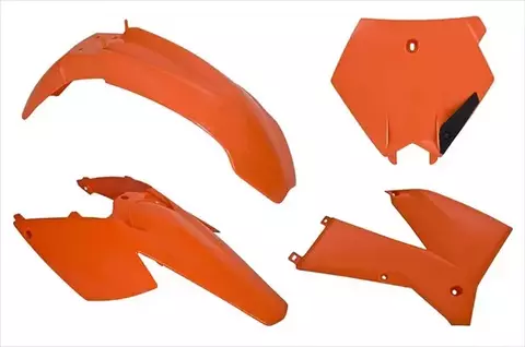 Комплект пластика KTM SX-SXF 125-525 05-06 # EXC-EXCF125-525 05-07 оранжевый
