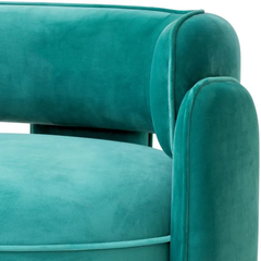 КРЕСЛО CHAPLIN, Savona turquoise velvet