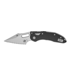 Фото Складной нож Microtech Stitch S/E 169RL-12FLGTBK, сталь M390MK, рукоять G10, черный