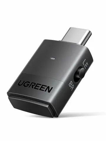 Адаптер Bluetooth UGREEN BT701 (65708) Bluetooth 6.0 USB-C Audio Transmitter LE Audio, черный