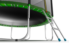 EVO JUMP External 10ft (Green) Батут с внешней сеткой и лестницей, диаметр 10ft (зеленый)