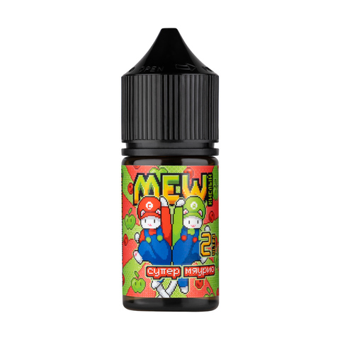 Жидкость MEW Salt 2% ULTRA 30 ml - Супер Мяурио (клюква и яблоко)