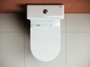 Ceramica Nova Highlight CN1802 Напольный пристенный унитаз с бачком с ультра тонким сидением с функцией плавного закрытия, цвет: белый